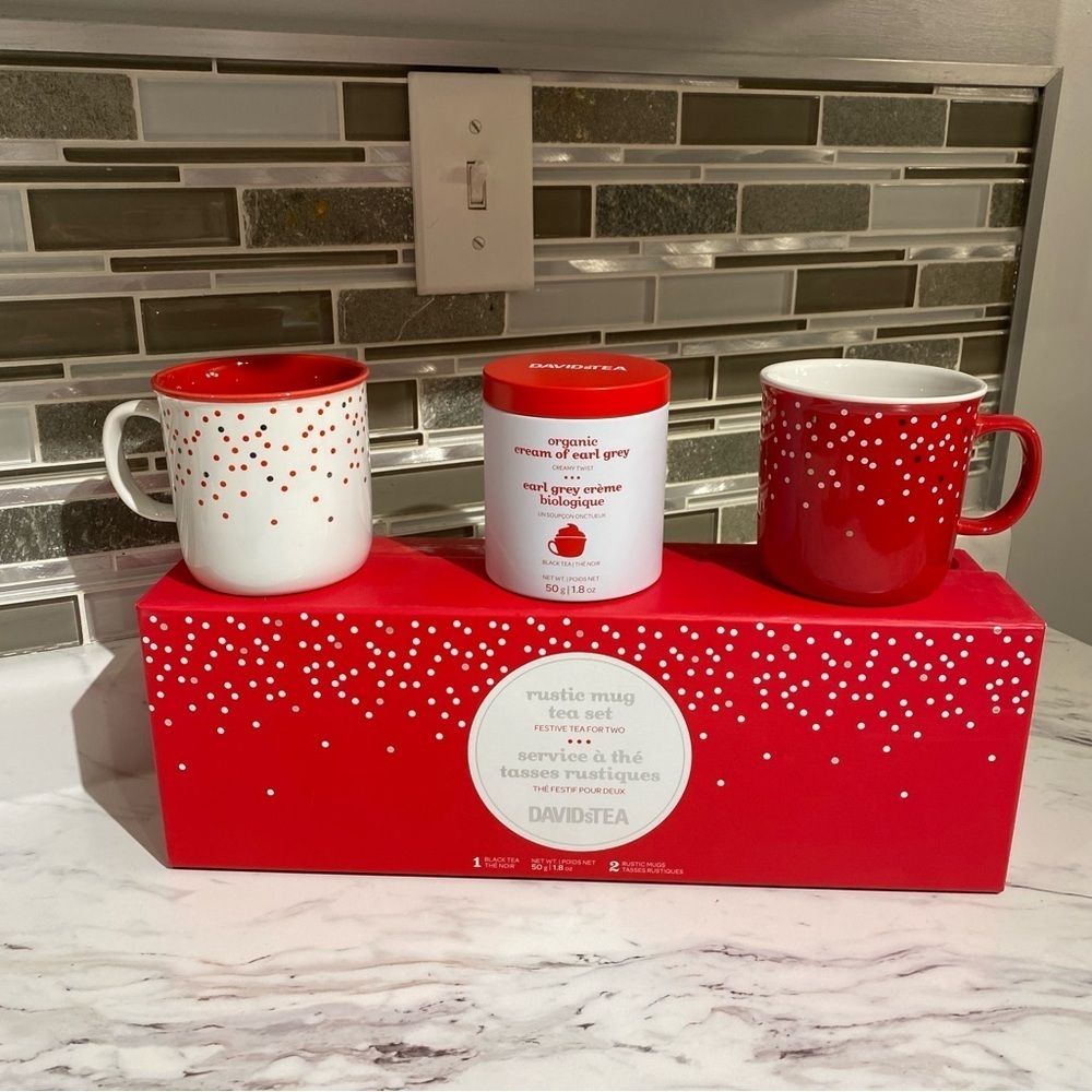 New David’s tea set Rustic Mug Tea Set Festive Tea For Two